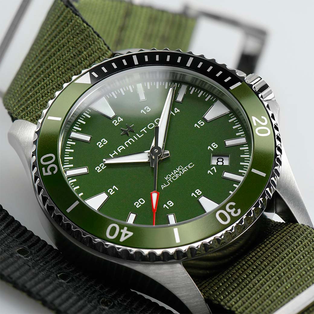 Hamilton Khaki Navy Scuba Auto H82375961 - Image 4