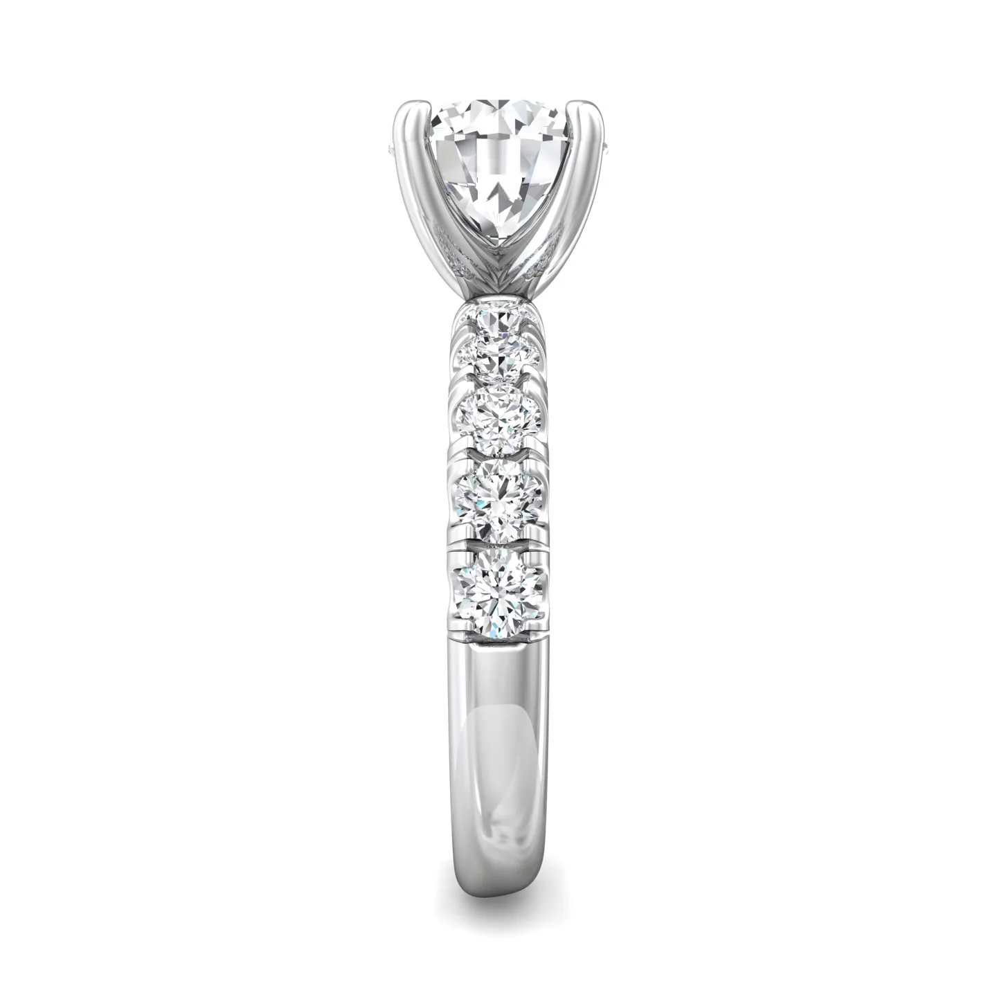 Martin Flyer Encore Round Engagement Ring DERM4LPL-C-8.0RD - Image 4