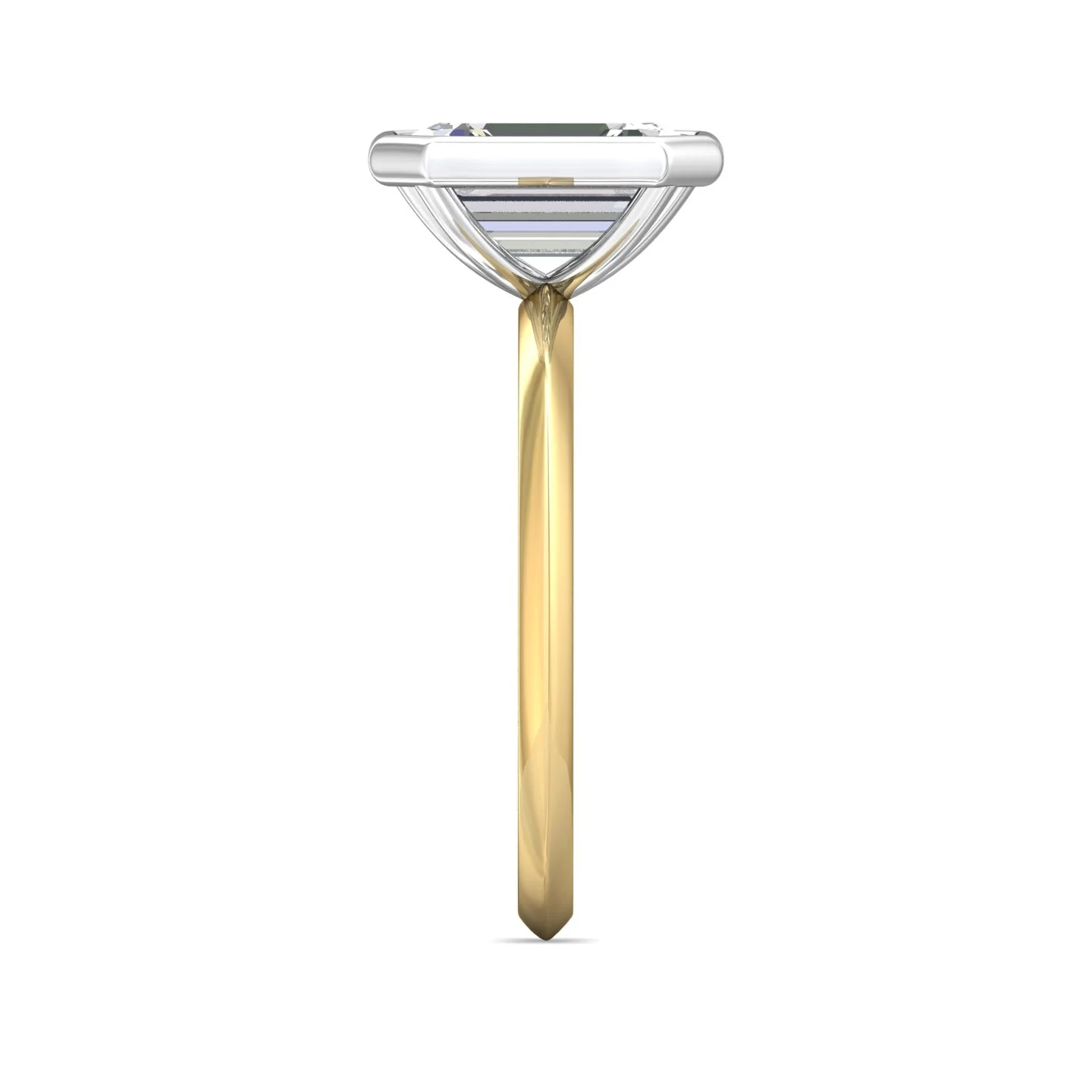 Martin Flyer Solitaire Emerald Cut Engagement Ring DERS32XSECTTYZ-9X7EC - Image 4